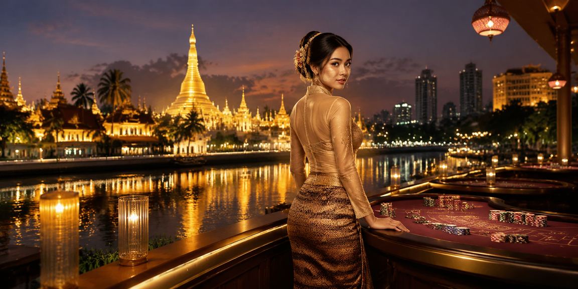 ရွှေစှန်းအနားရှိ ယာန်ကုန်မြို့ ကာစီနိုအက်ပ် အသုံးပြုသူ ဖေဖော်ဝါရီလ